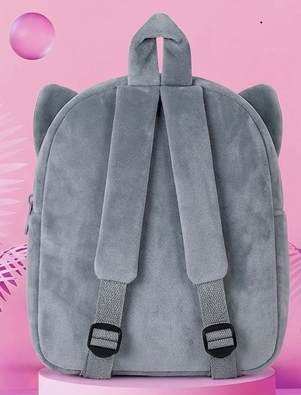 Kids Rabbit Velvet Doll Backpack β Mini Playschool & Kindergarten Bag (Ages 1β5 Years)