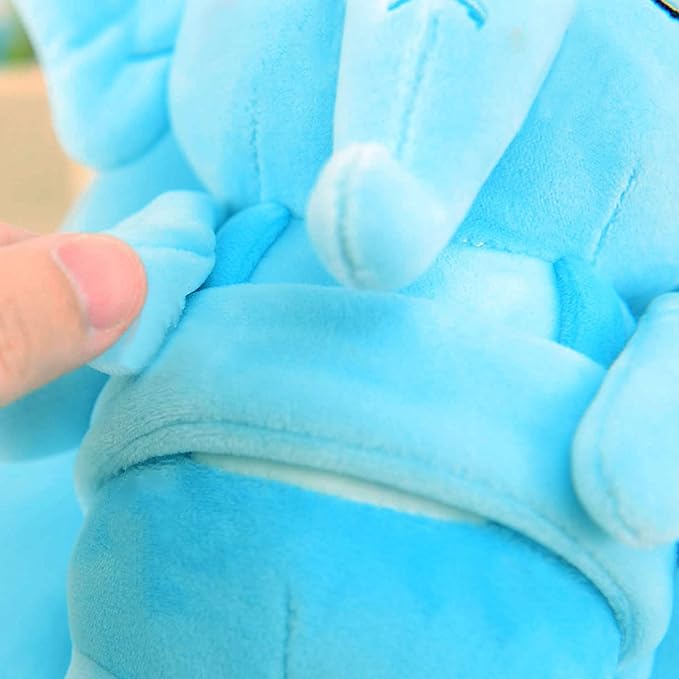 Kids Elephant Velvet Backpack – Soft Mini Playschool & Kindergarten Bag (Ages 1–5 Years)